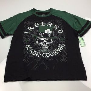 Lucky Tee Shirt men’s T-shirt green/black size L
